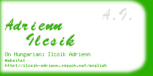 adrienn ilcsik business card